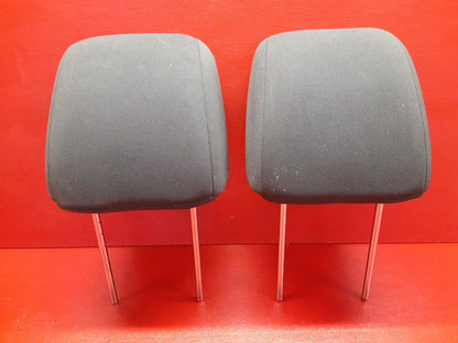 2010 2011 Kia Soul FRONT Headrest Head Rest Pair Black Cloth