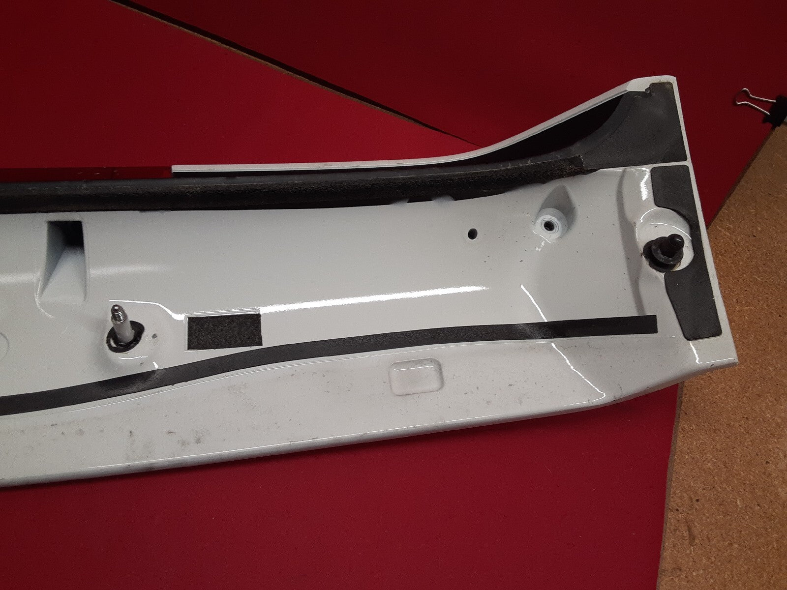 2005 - 2011 Hyundai Accent Hatchback - Rear Spoiler - 87210-1E200 - "NW White"