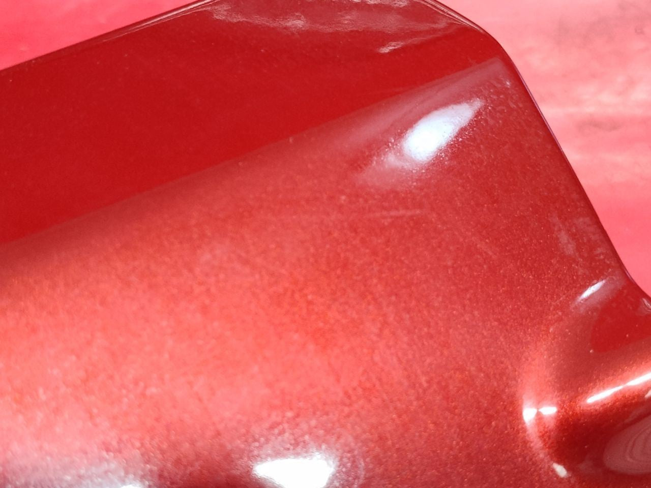 2007 2008 Dodge Charger Fuel Filler Door Lid w/ Cap PRH: Inferno Red Crystal