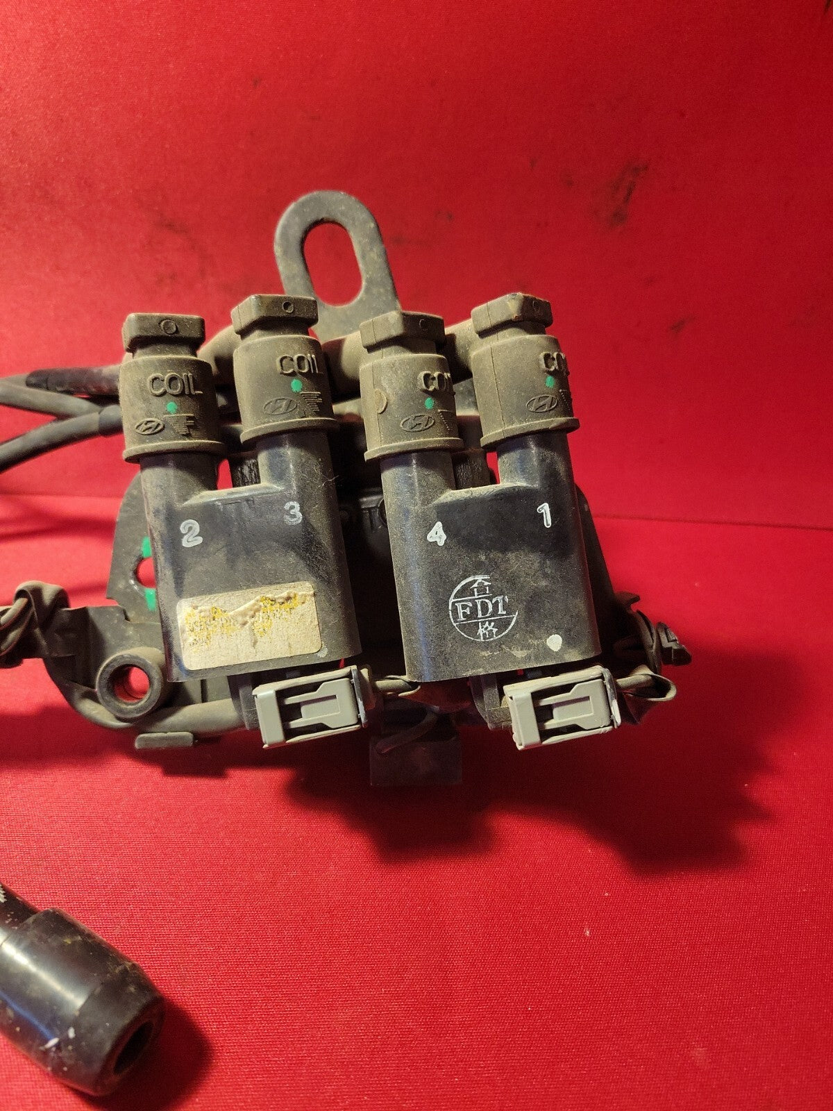 2007 - 2011 Kia Soul Spectra Sportage Ignition Coils w/ Spark Wires 27301-23900