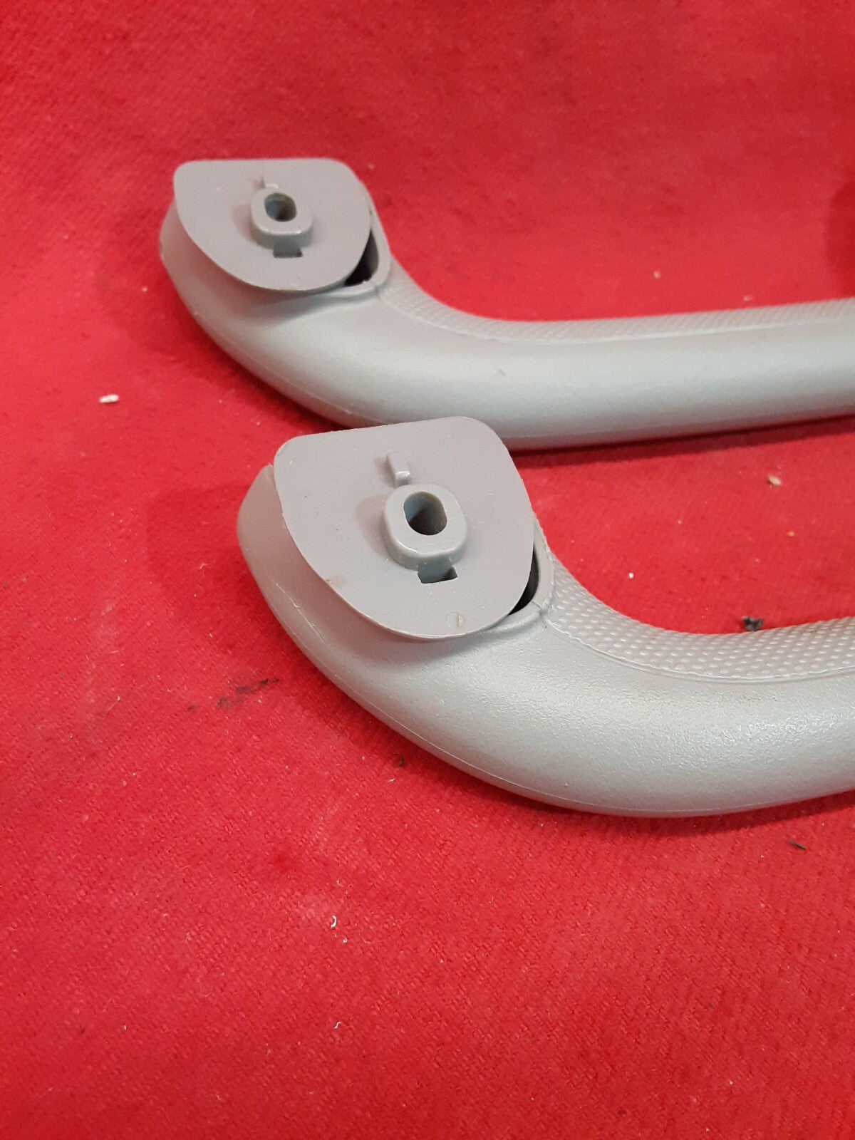 2003 Subaru Outback Legacy Grab Handles Set of 2 Grey Plastic Textured
