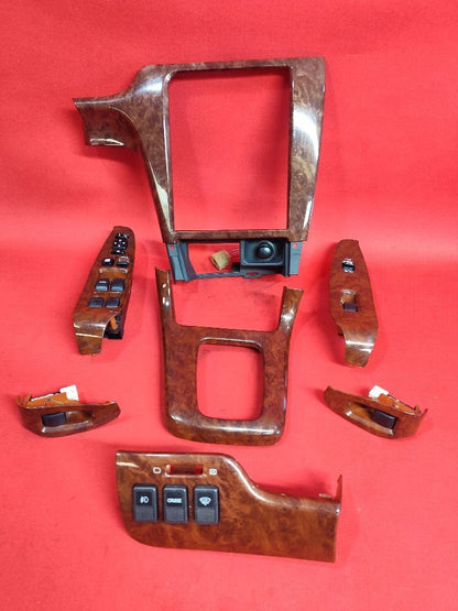 2004 Subaru Outback Legacy Baja Wagon Interior Woodgrain Switch Trim Bezel SET
