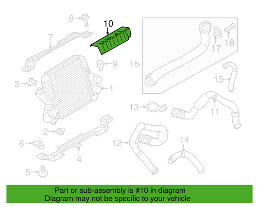2011 2012 2013 2014 Ford F-150 Air Deflector OEM NEW BL3Z-19E672-A