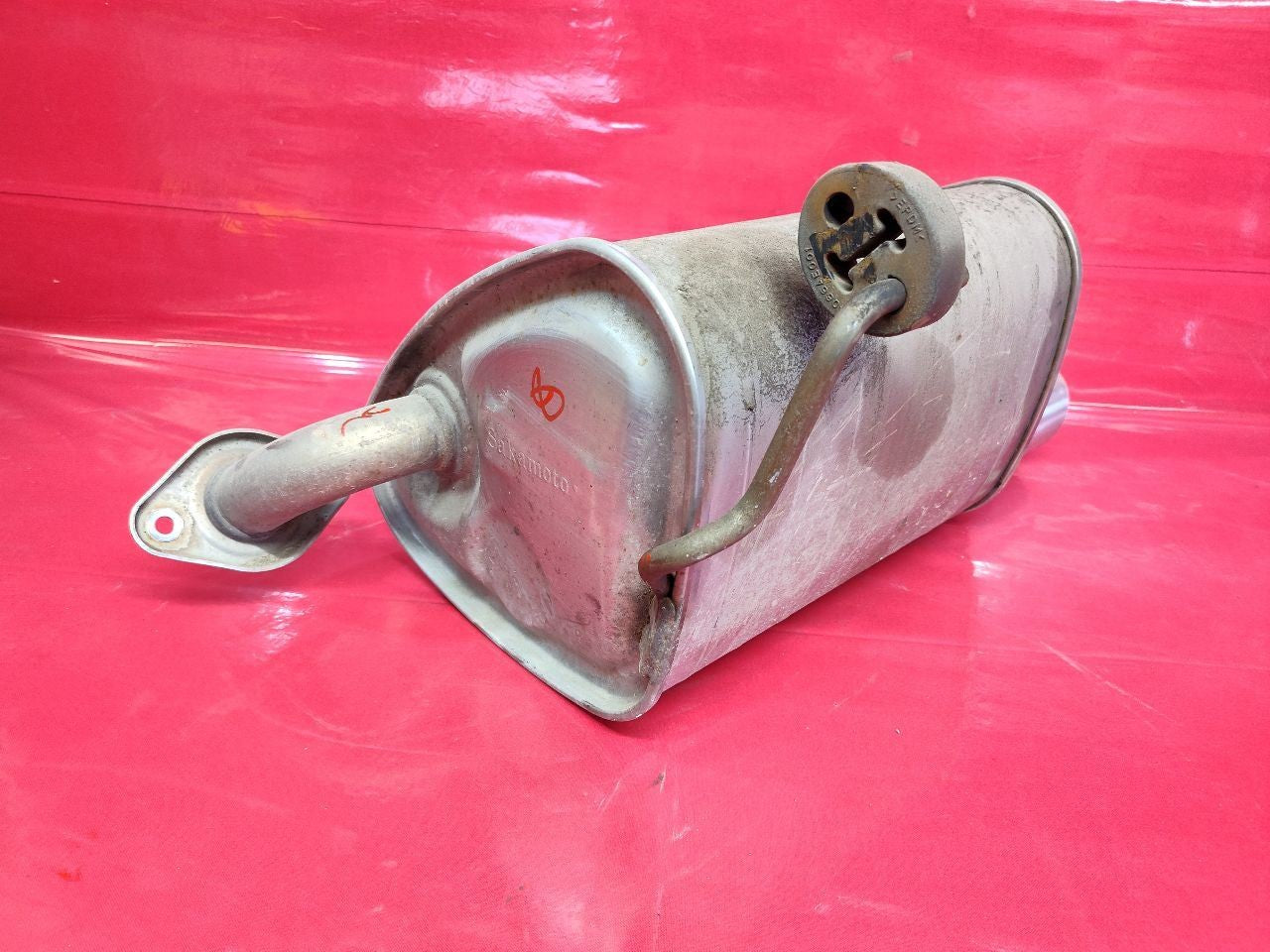 2015-2021 Subaru WRX 2.0L Turbo LEFT DRIVER Exhaust Muffler - 38k Miles