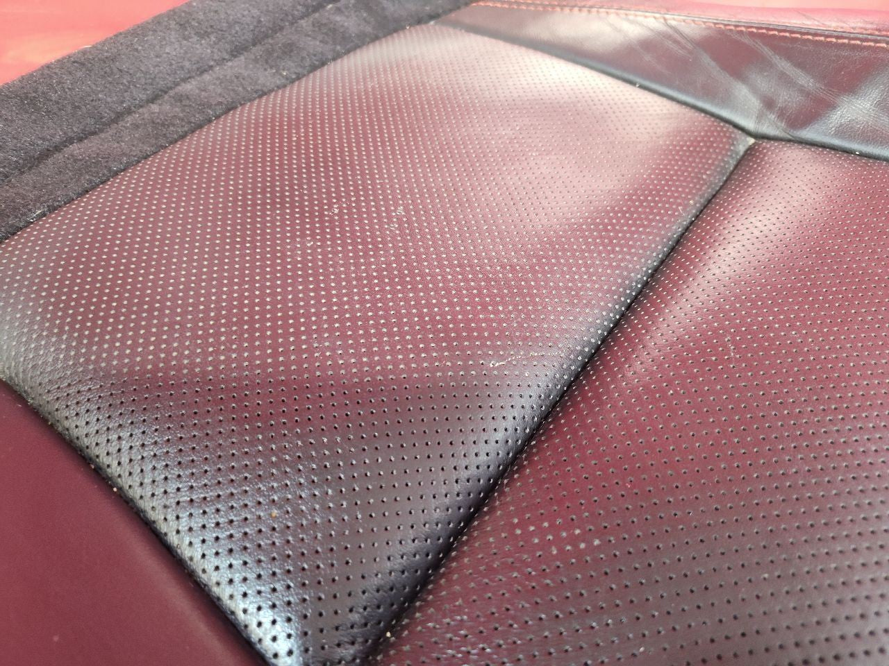 2016-2026 Durango 16-22 Grand Cherokee LEFT DRIVER Lower Seat Cushion RED Stitch