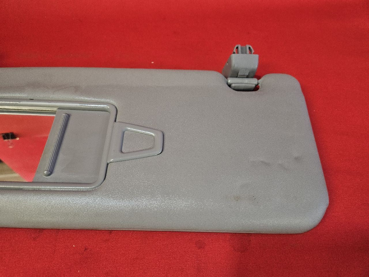 2011-2015 Kia Sorento Sun Visor Shade Set Basic Mirror Gray Vinyl w/ Clips