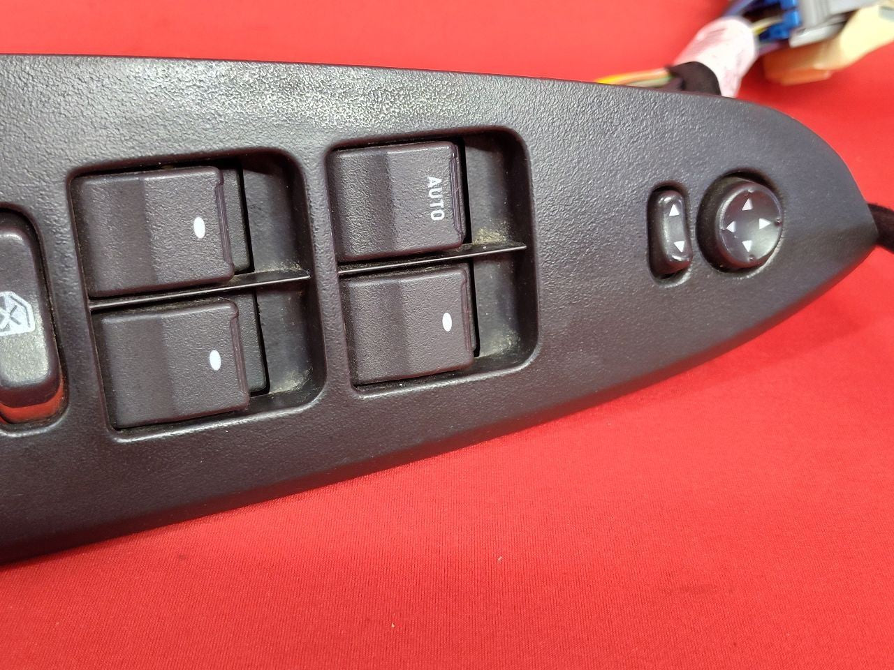 2009-2016 Chevrolet Impala Front Driver Master Window Switch Bezel Harness Set
