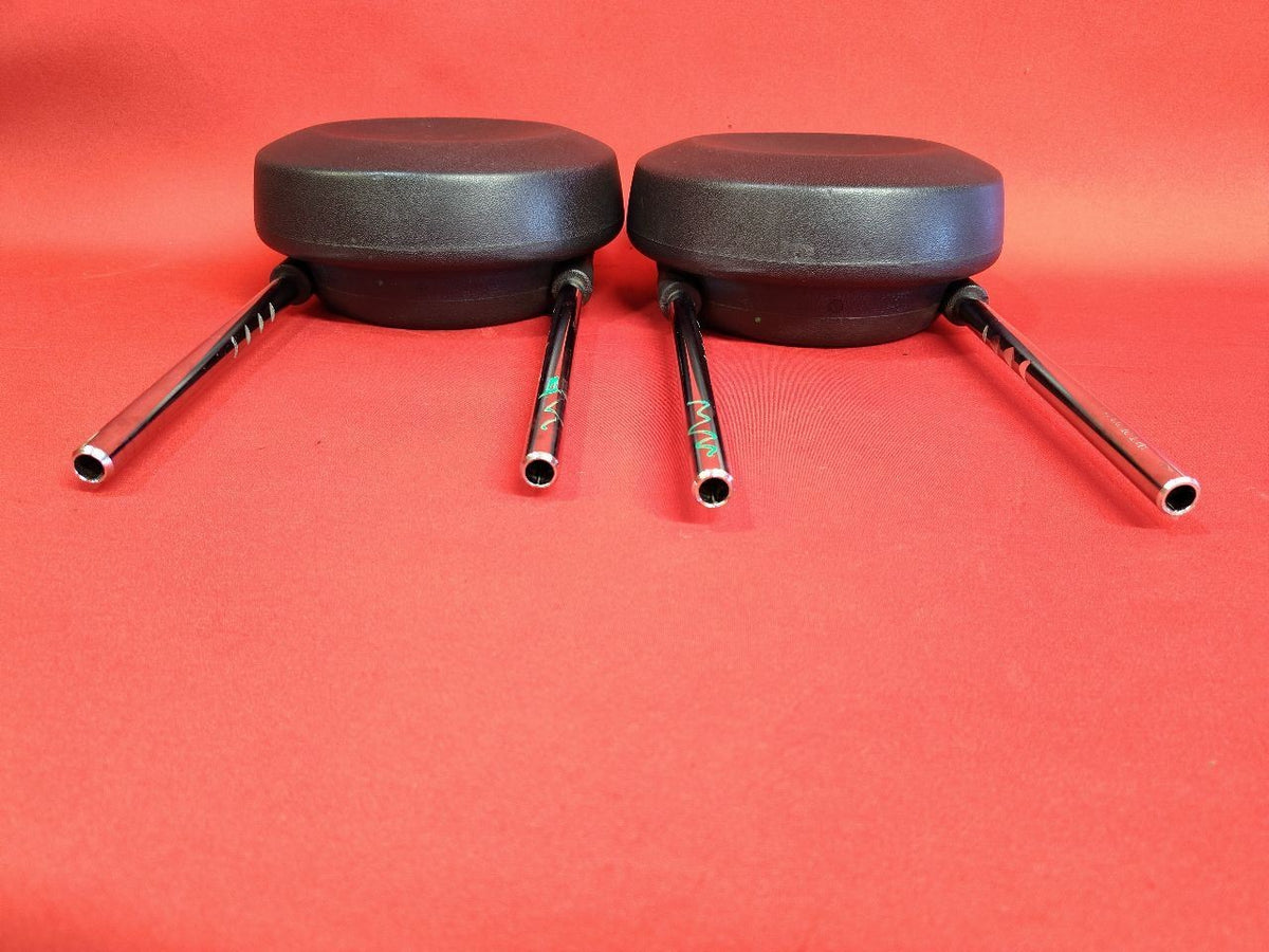2012-2019 Fiat 500 Front Left Right Headrest Set Nero Black - Used Grade A