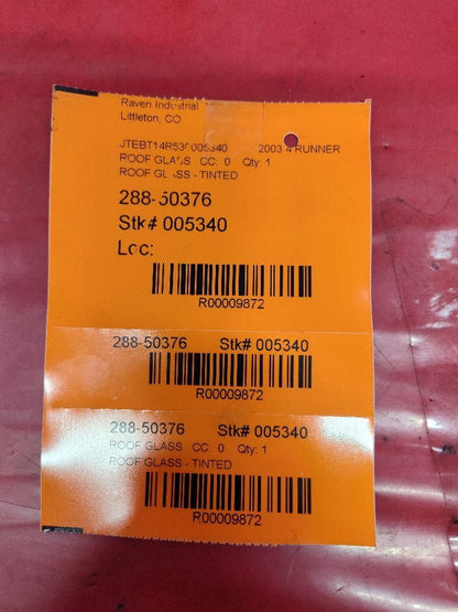 2003-2009 Toyota 4Runner Power Sliding Sunroof Tinted Glass Panel 63201-35084