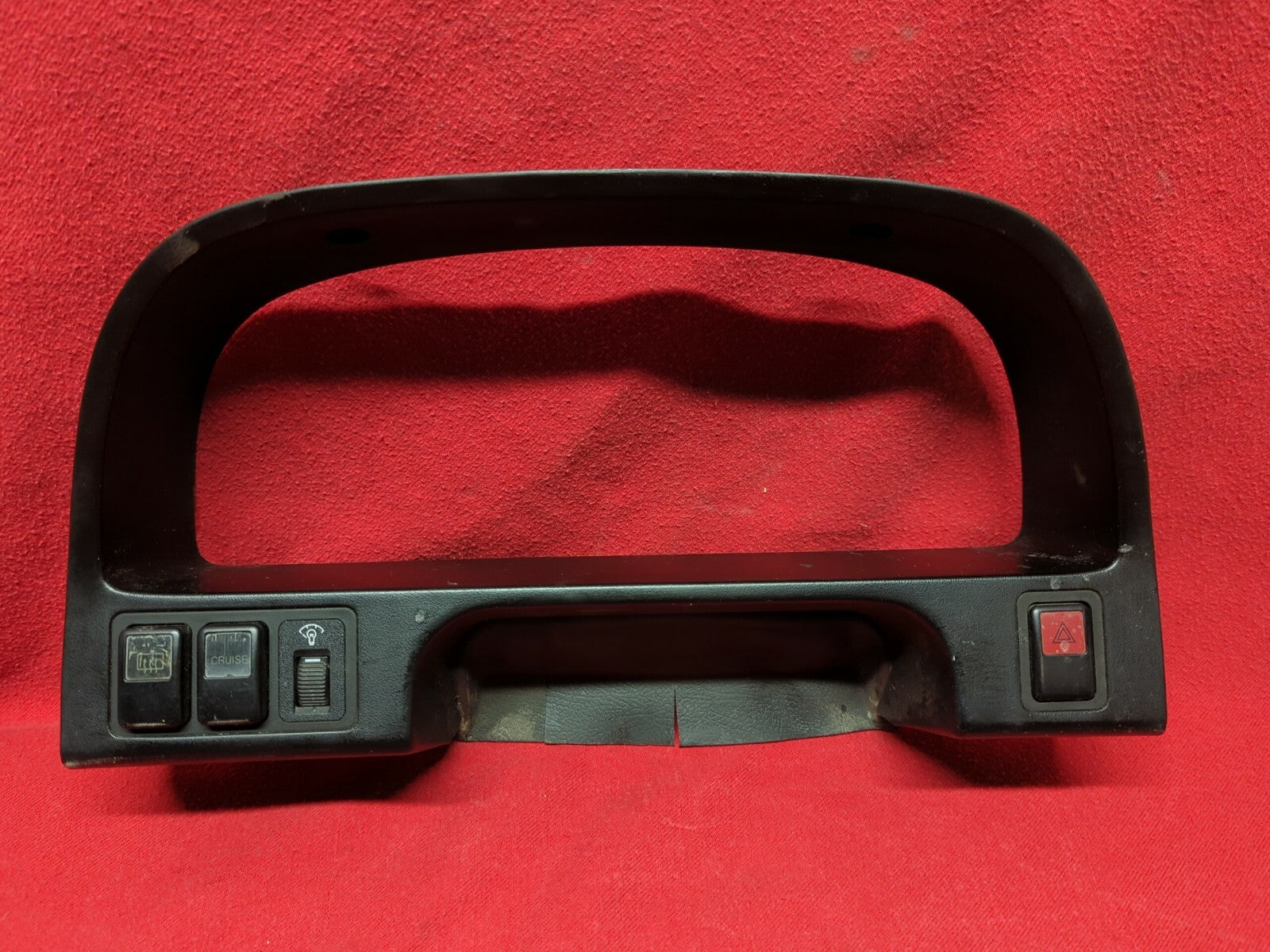 1990 1991 Honda Civic 4 Door Sedan - Instrument Cluster Bezel - W/ Switches