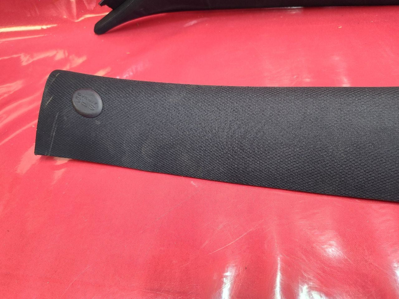 2013-2016 Hyundai Genesis Coupe Front Windshield A-Pillar Trim Set Black