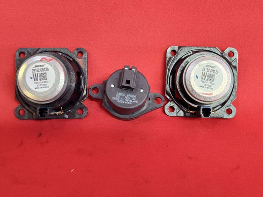 22-24 Mitsubishi 21-25 Nissan Front Dash Left Right Center Speakers Premium BOSE