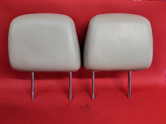 2011-2014 Chrysler 300 Front Left Right Seat Headrest Tan Frost Beige Leather