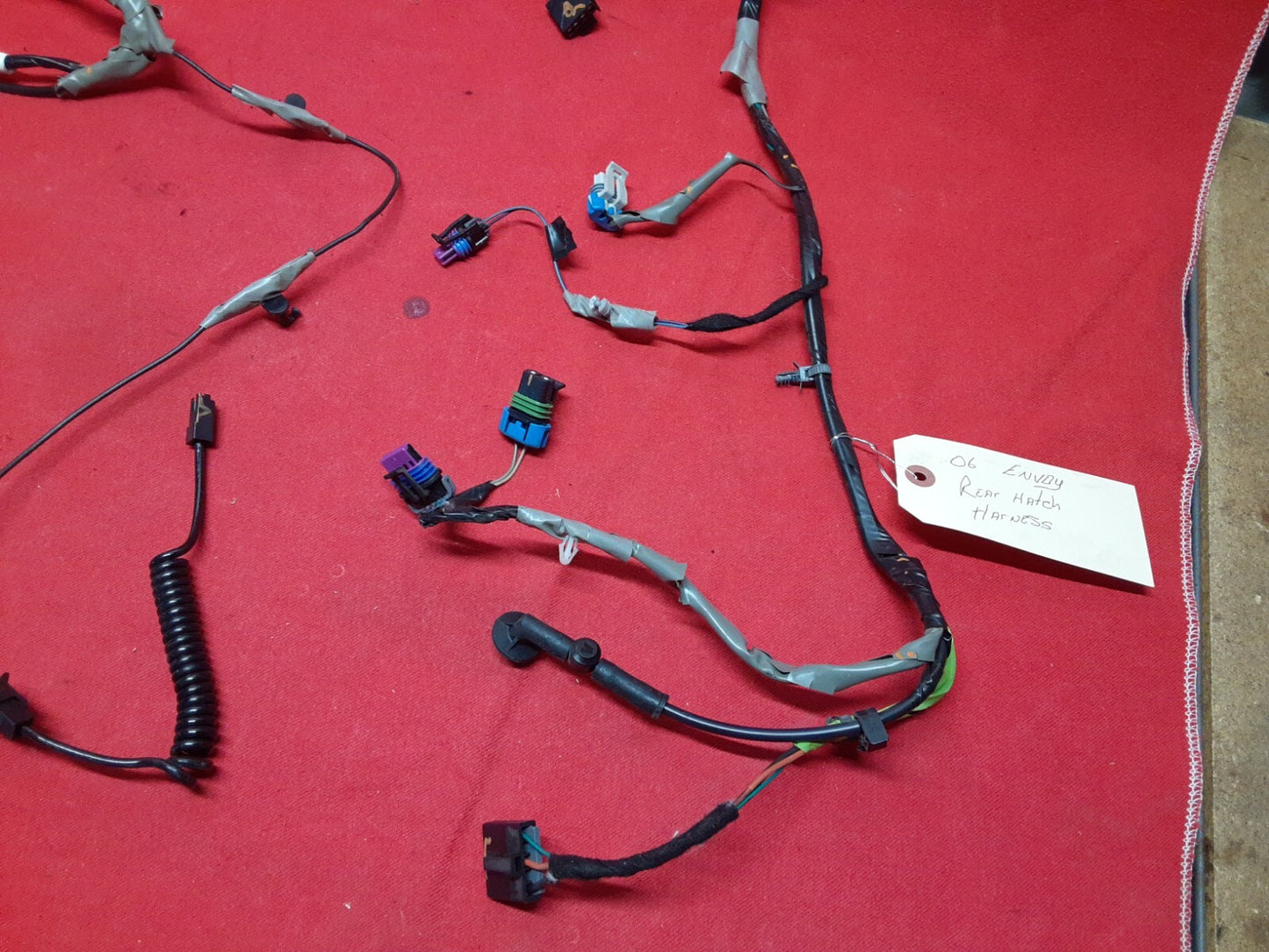 2006 GMC Envoy XL Liftgate Hatch Wiring Harness Complete Z51440054 / 15240054