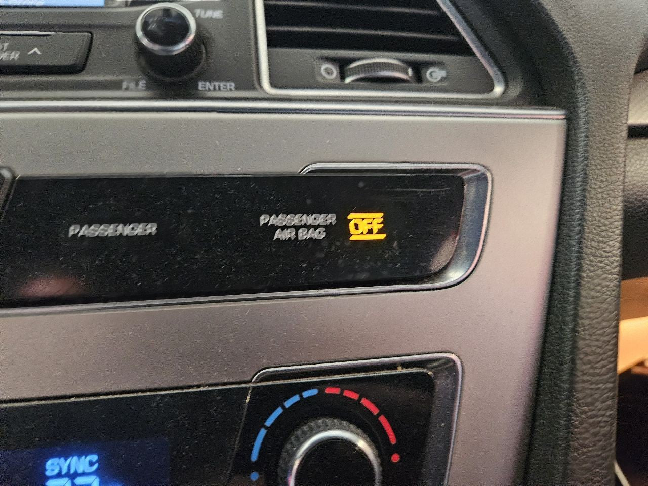2015-2017 Hyundai Sonata Dash Hazard Information Digital Clock Display Screen