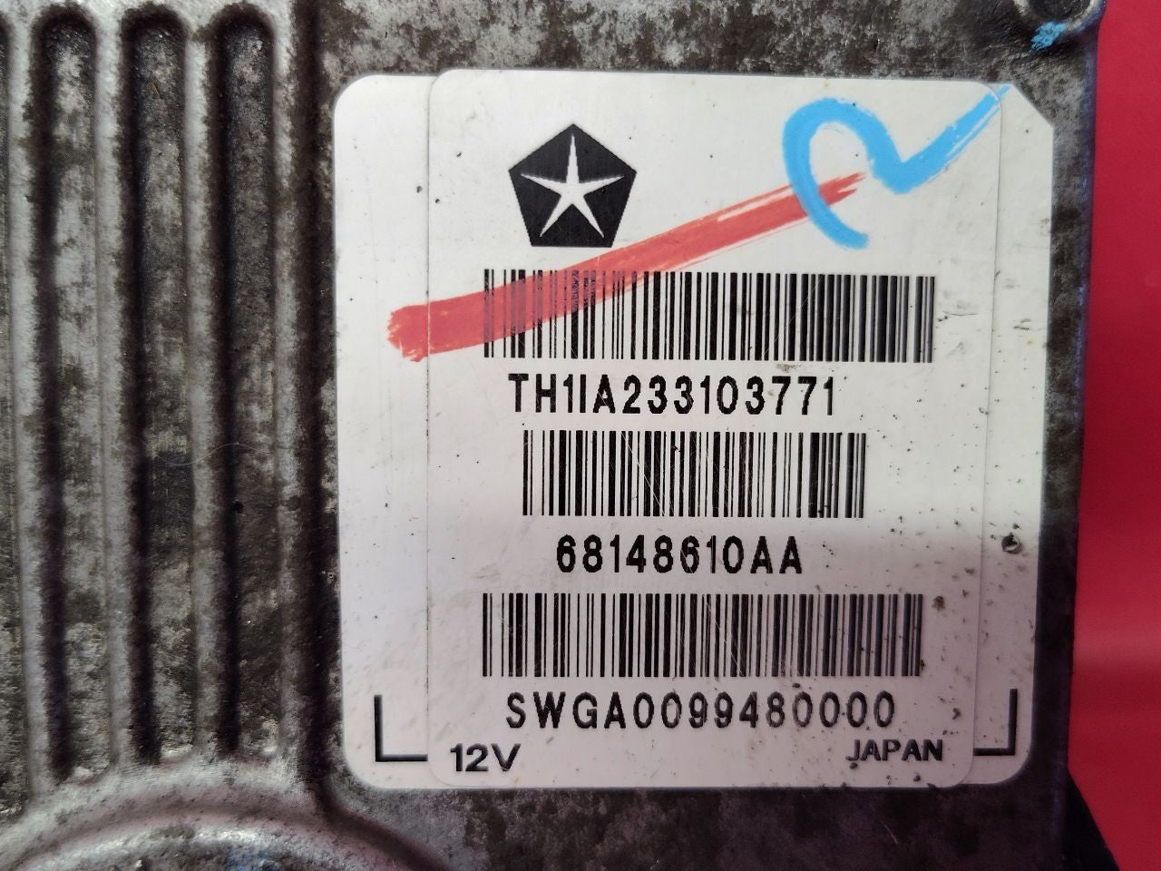 2012-2019 Fiat 500 1.4L L4 Aisin 6Spd A/T Transmission Control Module TCM TCU