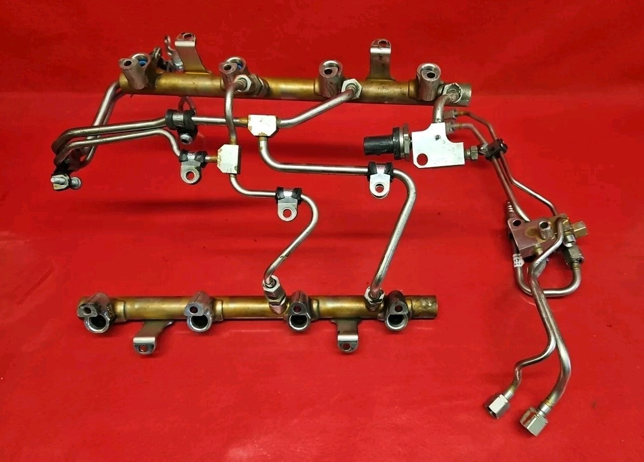2007 - 2012 Audi 4.2L V8 Fuel Injector Rail Ramp SET w/ Lines & Distributor