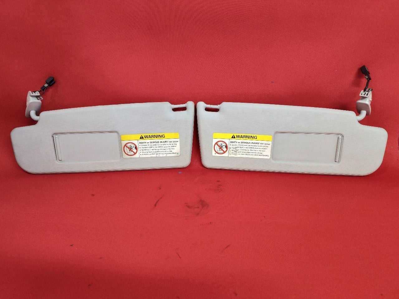 2000-2006 VW Volkswagen Beetle Jetta Passat Golf Sun Visor Shade Set GREY Cloth