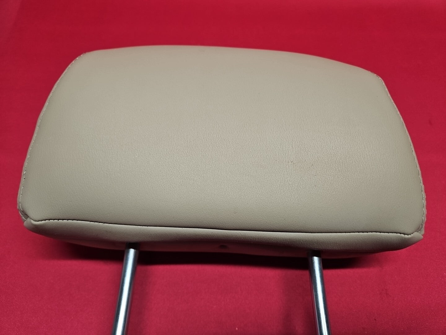 2001 - 2006 Mitsubishi Montero Limited REAR Headrest SET OF TWO Beige Leather