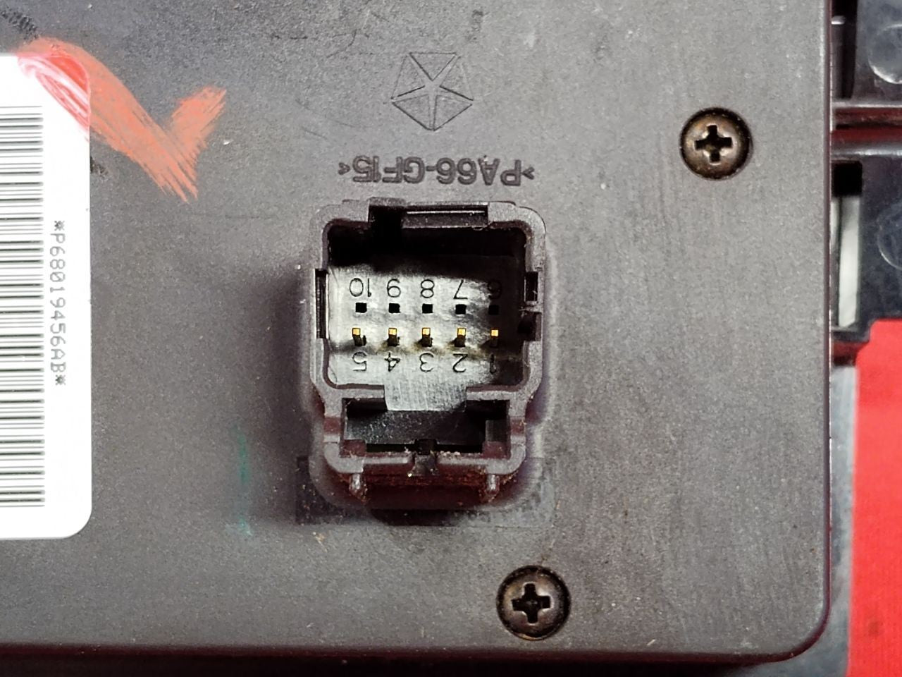 2004-2009 Dodge Durango Headlight Lamp Knob Dimmer Rheostat Switch 68019456AB