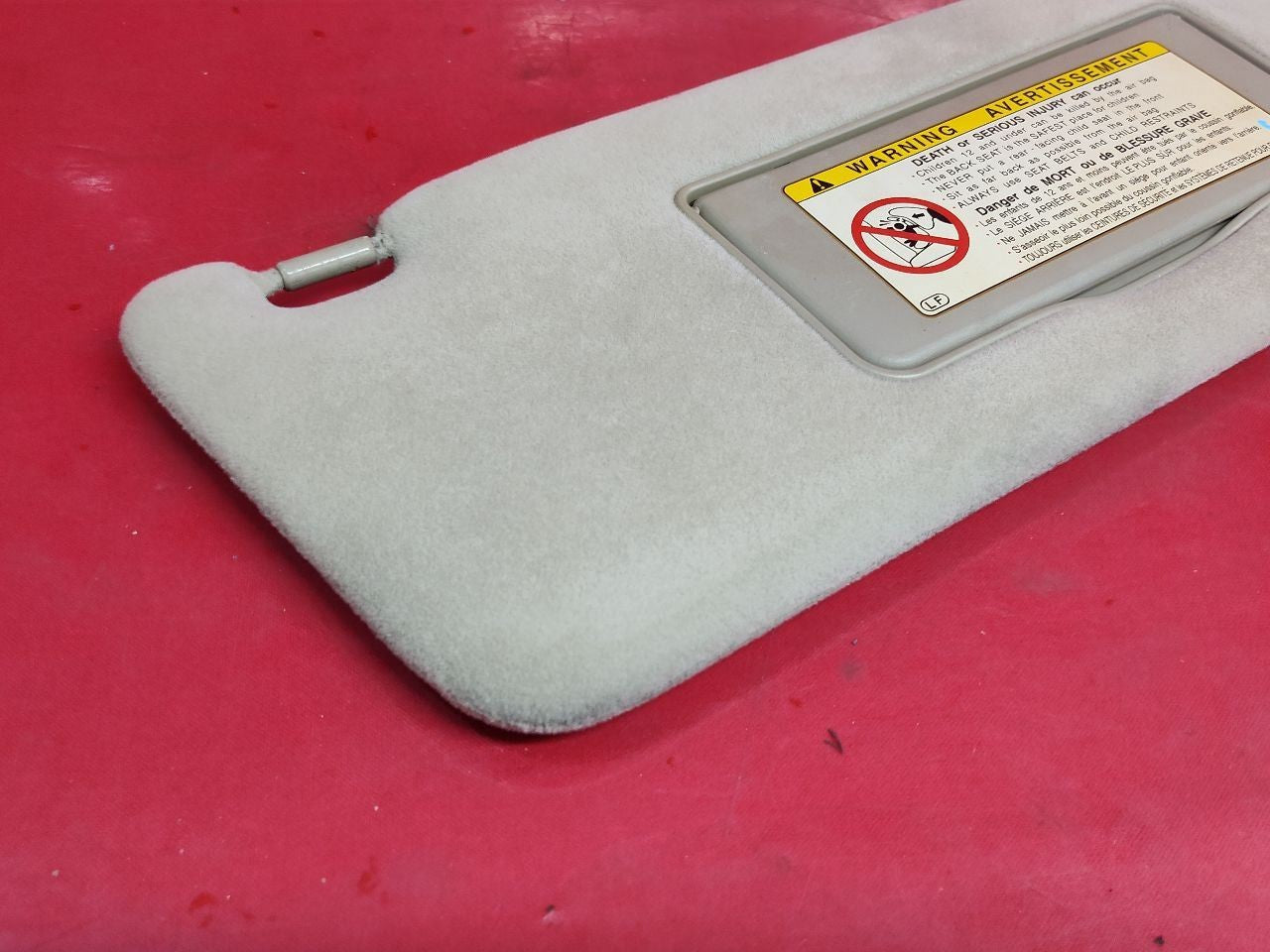 2003 Lexus RX300 RX 300 Sun Visor Shade Set w/ Garage Door Opener Buttons Ivory