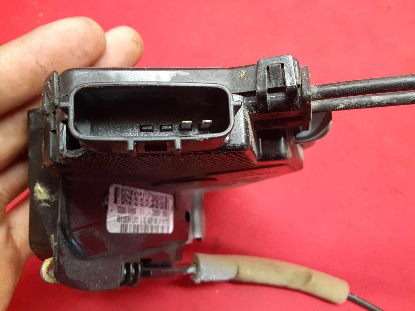 2013-2020 Infiniti Rear Left Door Latch Lock Actuator W/ Exterior Chrome OEM