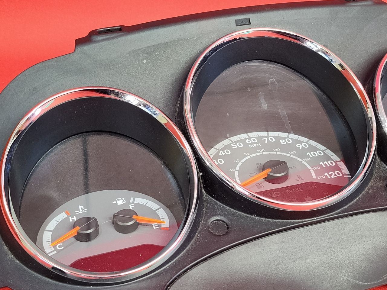 2010 Dodge Caliber L4 Auto Trans Speedometer Instrument Cluster 68036303AD
