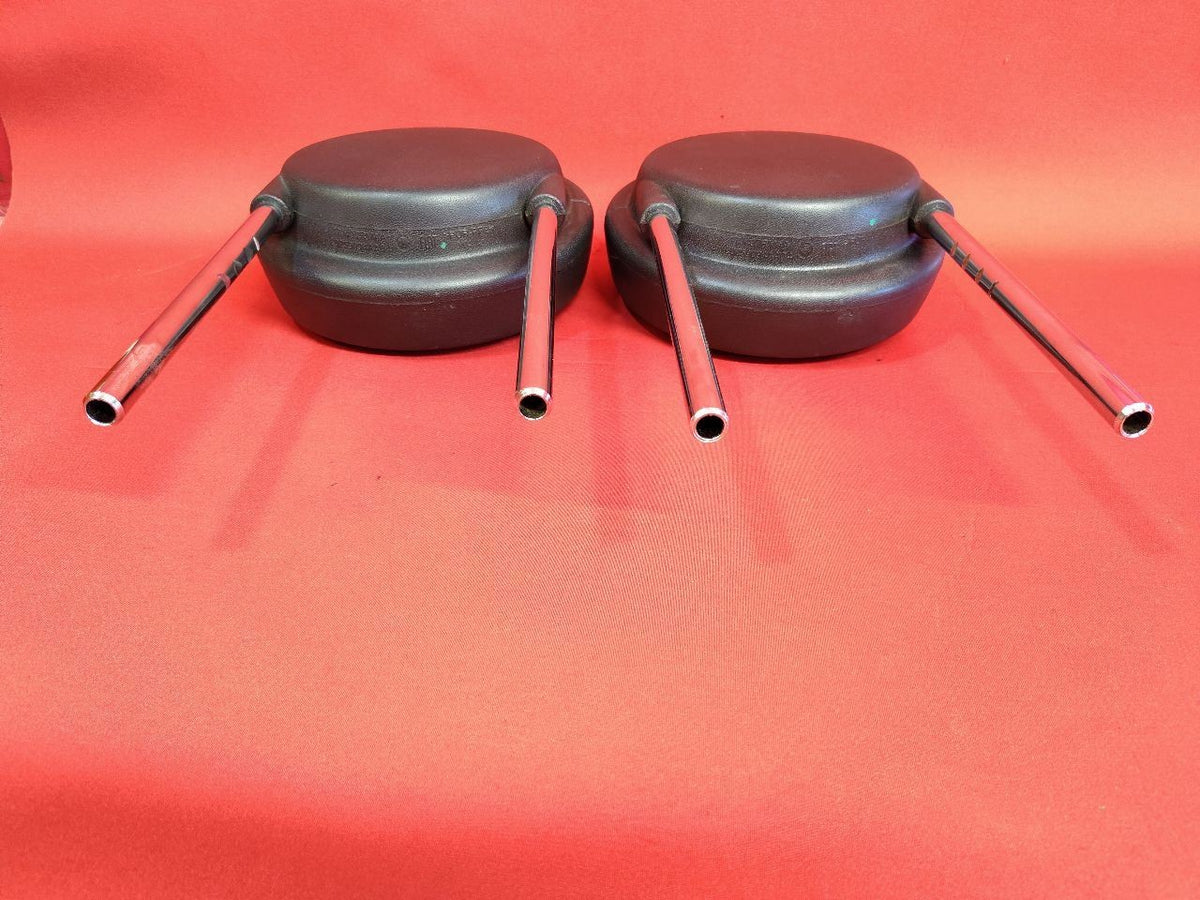 2012-2019 Fiat 500 Front Left Right Headrest Set Nero Black - Used Grade A