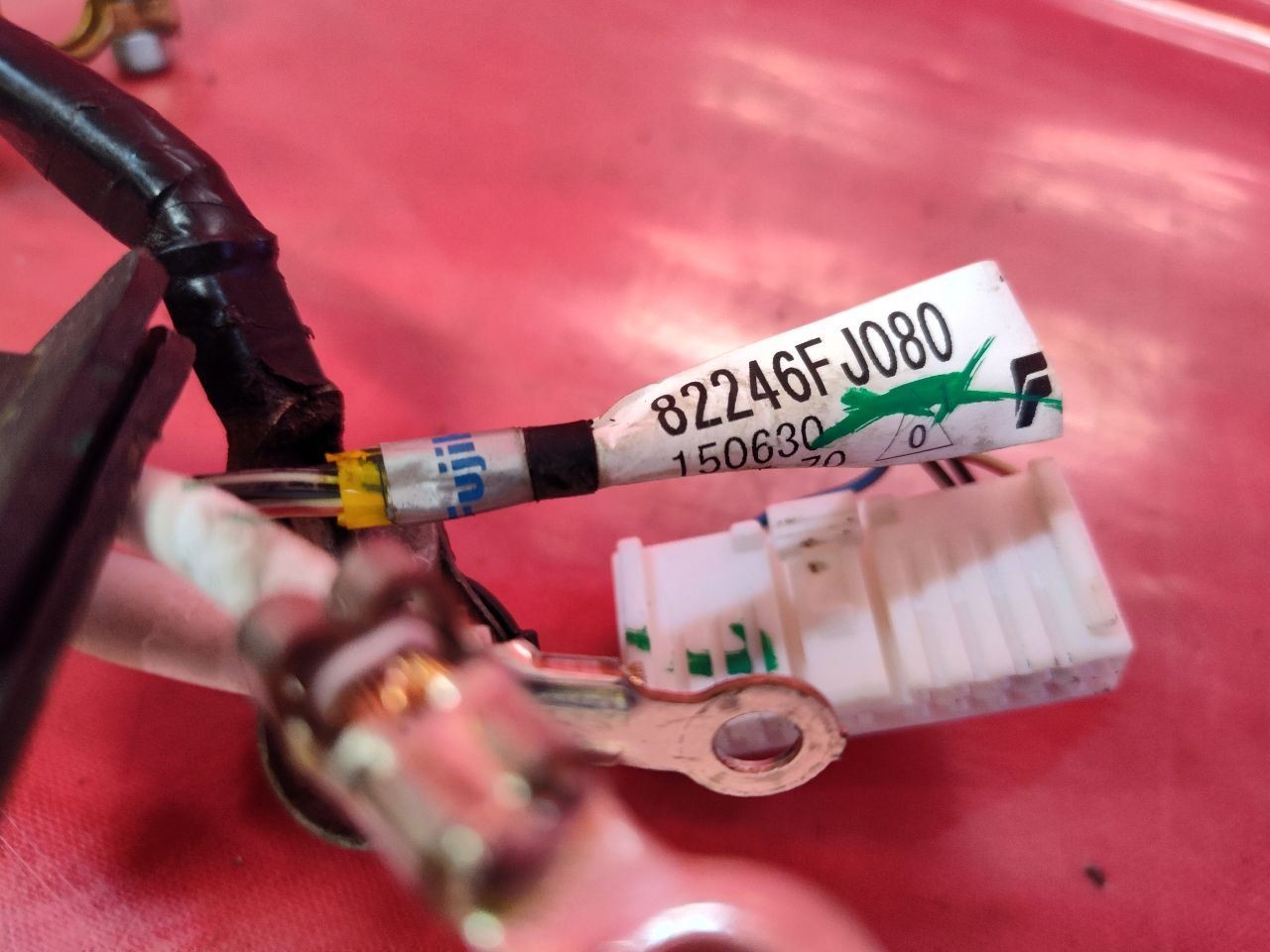 2012-2017 Subaru H4 Positive Negative Battery Terminal Cable Wiring Harness