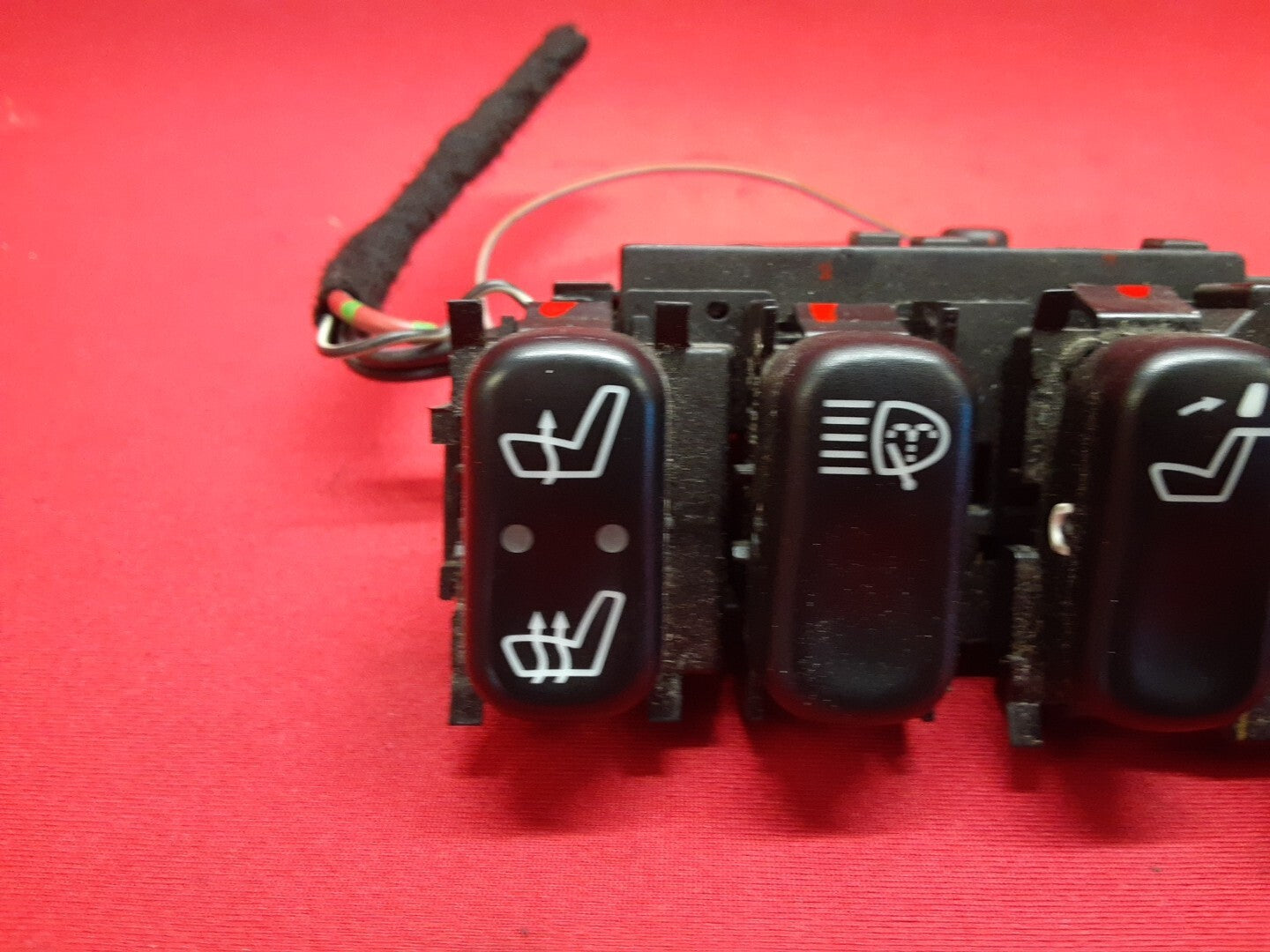 1994-2004 Mercedes-Benz Heated Seat Hazard Lock Switch Control Panel 2108200151