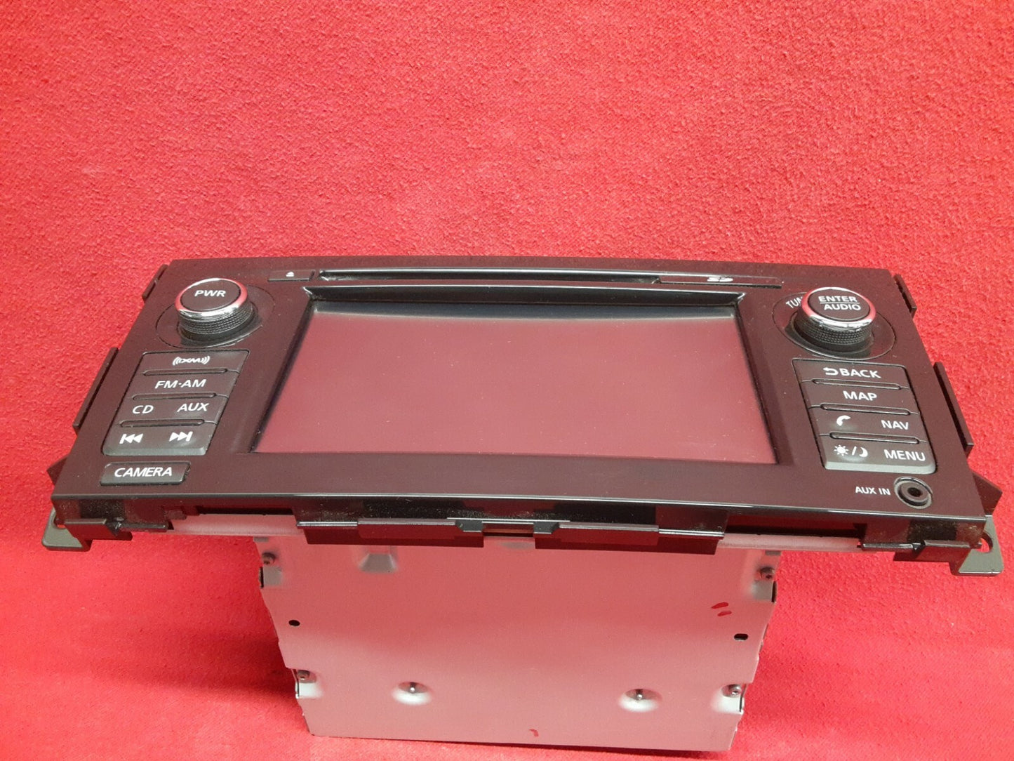 2013 Nissan Altima Radio Stereo Navigation Display Screen Unit & Brackets/Screws