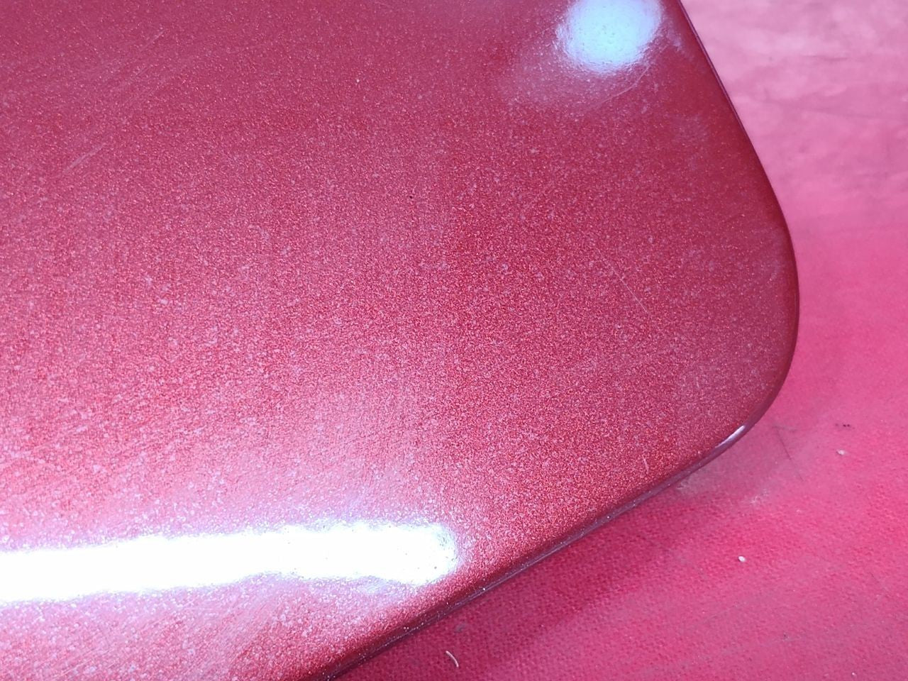 2007 2008 Dodge Charger Fuel Filler Door Lid w/ Cap PRH: Inferno Red Crystal