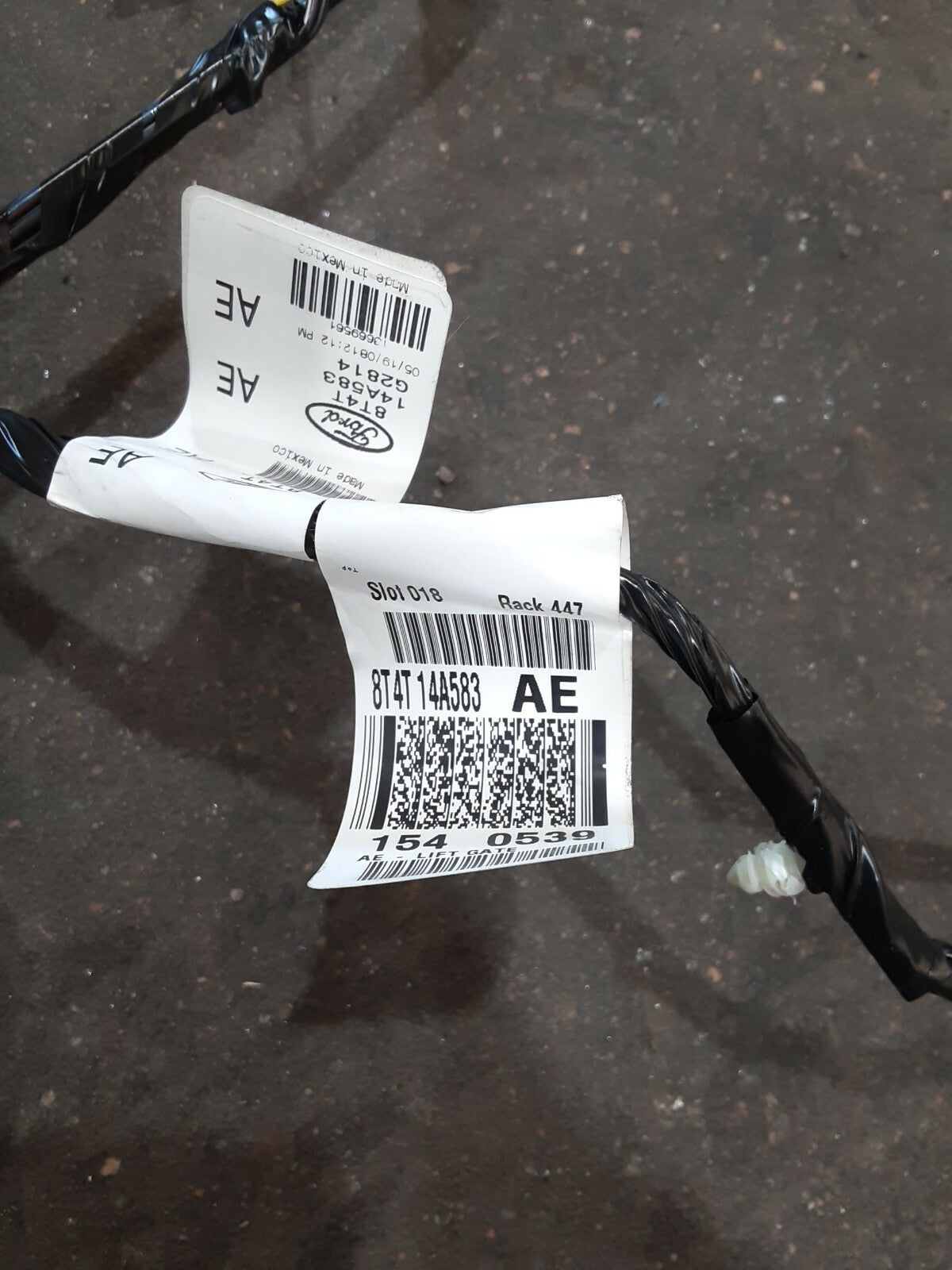 2007 - 2010 Ford Edge Rear Hatch / Liftgate Harness 8T4T14A583AE