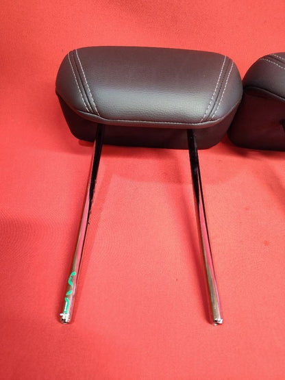 2008-2014 Subaru Tribeca REAR 2nd Second Row Headrest Set Black Leather
