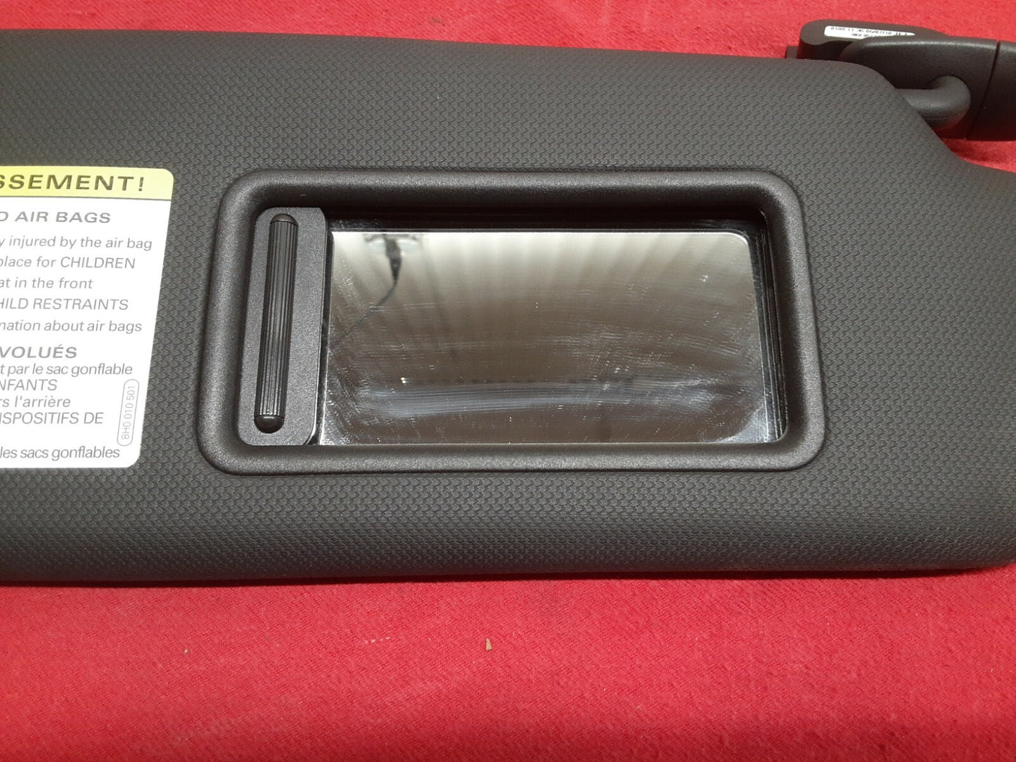 2008 - 2016 Audi S4 A4 S5 A5 - Sun Visor - Passenger Side / Right - W/ Mirror 