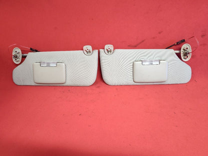 2005-2010 Jeep Grand Cherokee Sun Visor Shade Set LH RH ILLUMINATED Grey