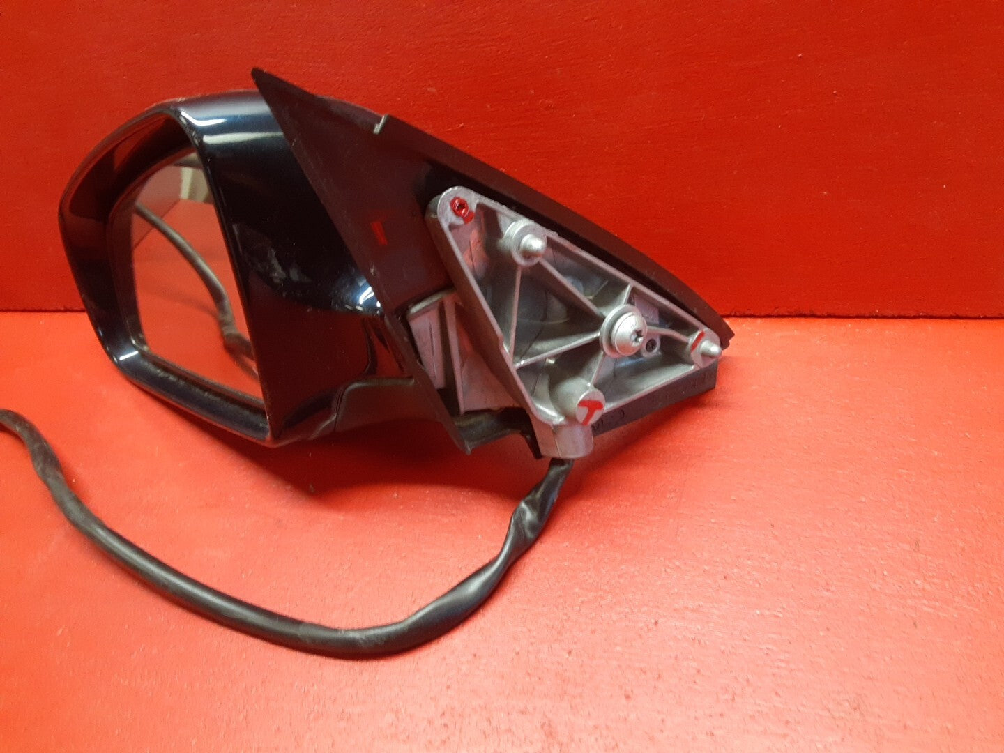 2002-2008 Audi A4 Quattro Front Left Driver Door Mirror Blue 8E1-858-531-AC-01C
