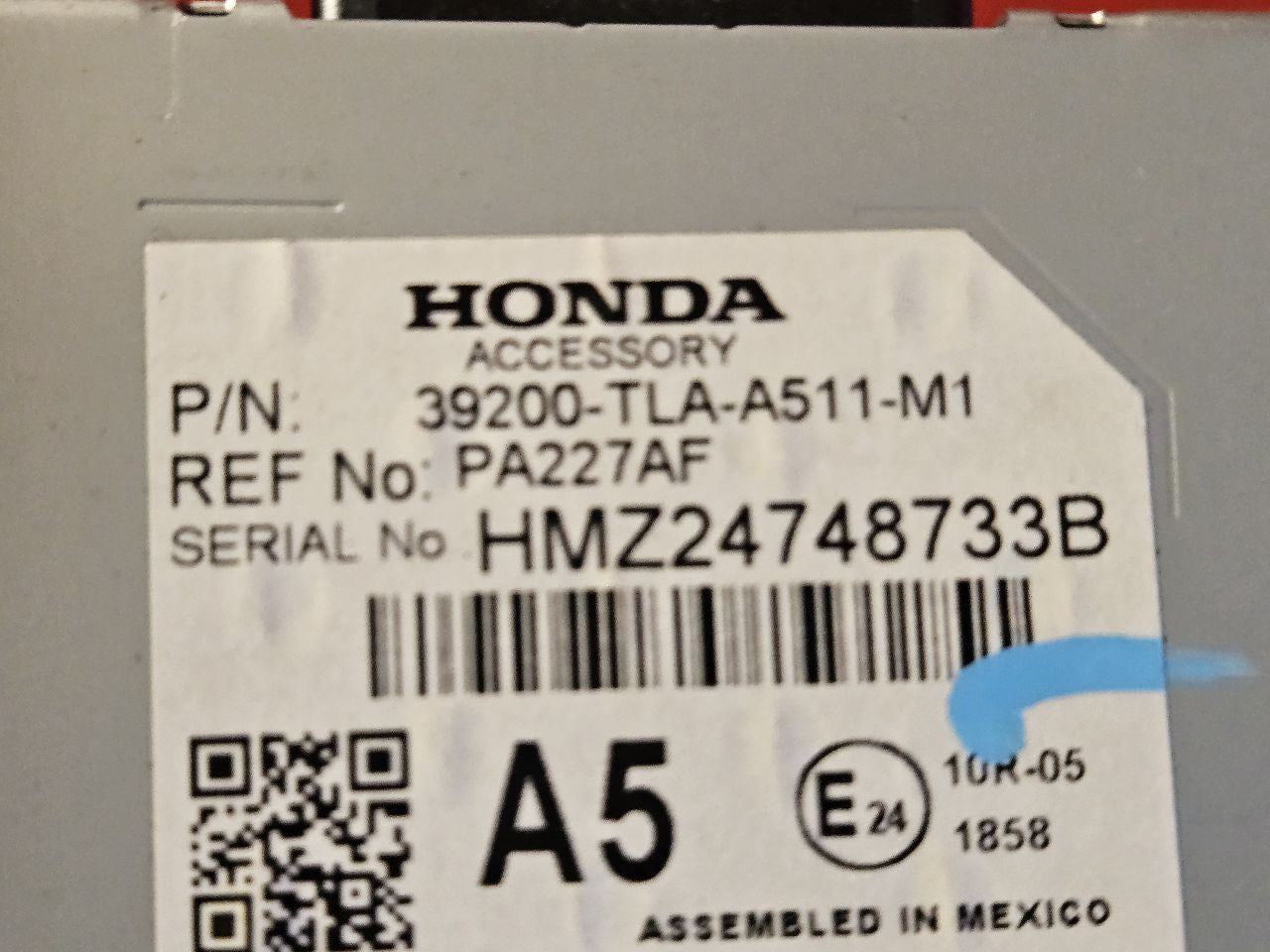 2017-2022 Honda CRV CR-V Active Noise Cancellation ANC Filter Control Module