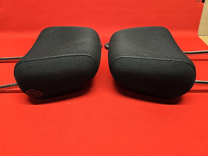 18-20 Buick Regal Sportback TourX FRONT Left Right Seat Headrest SET Black Cloth