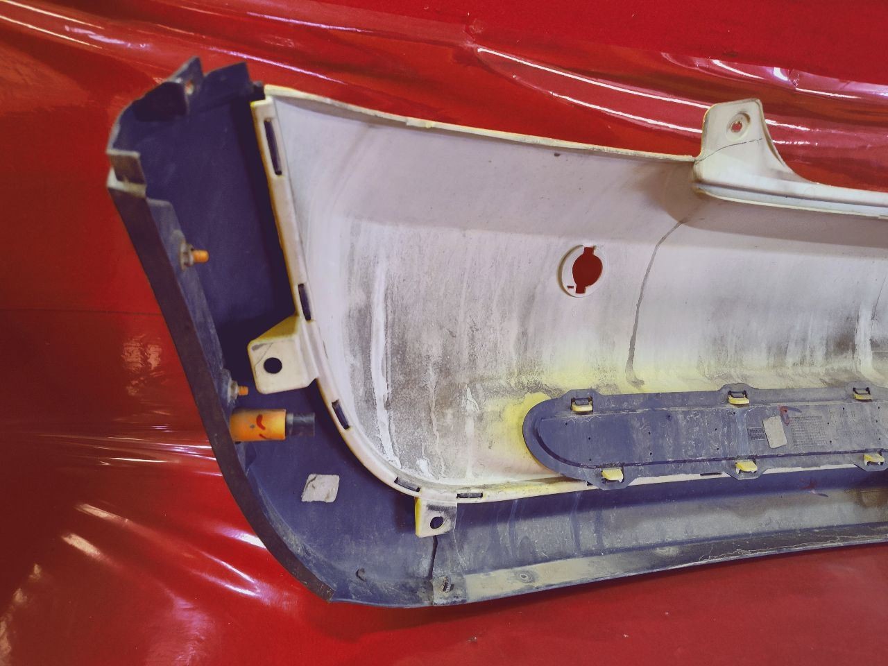 02-06 MINI COOPER Rear Bumper Non-Park Cover Used Grade A - 902 Liquid Yellow