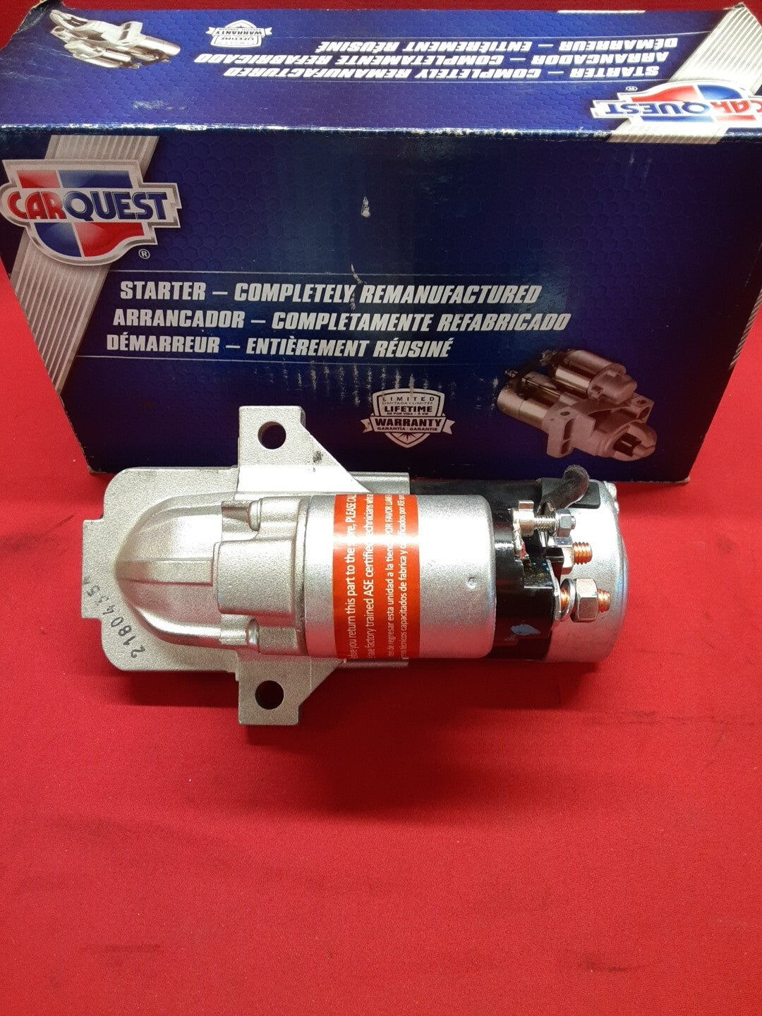 2016-2019 Carquest Starter Motor Reman For Ford 19227S