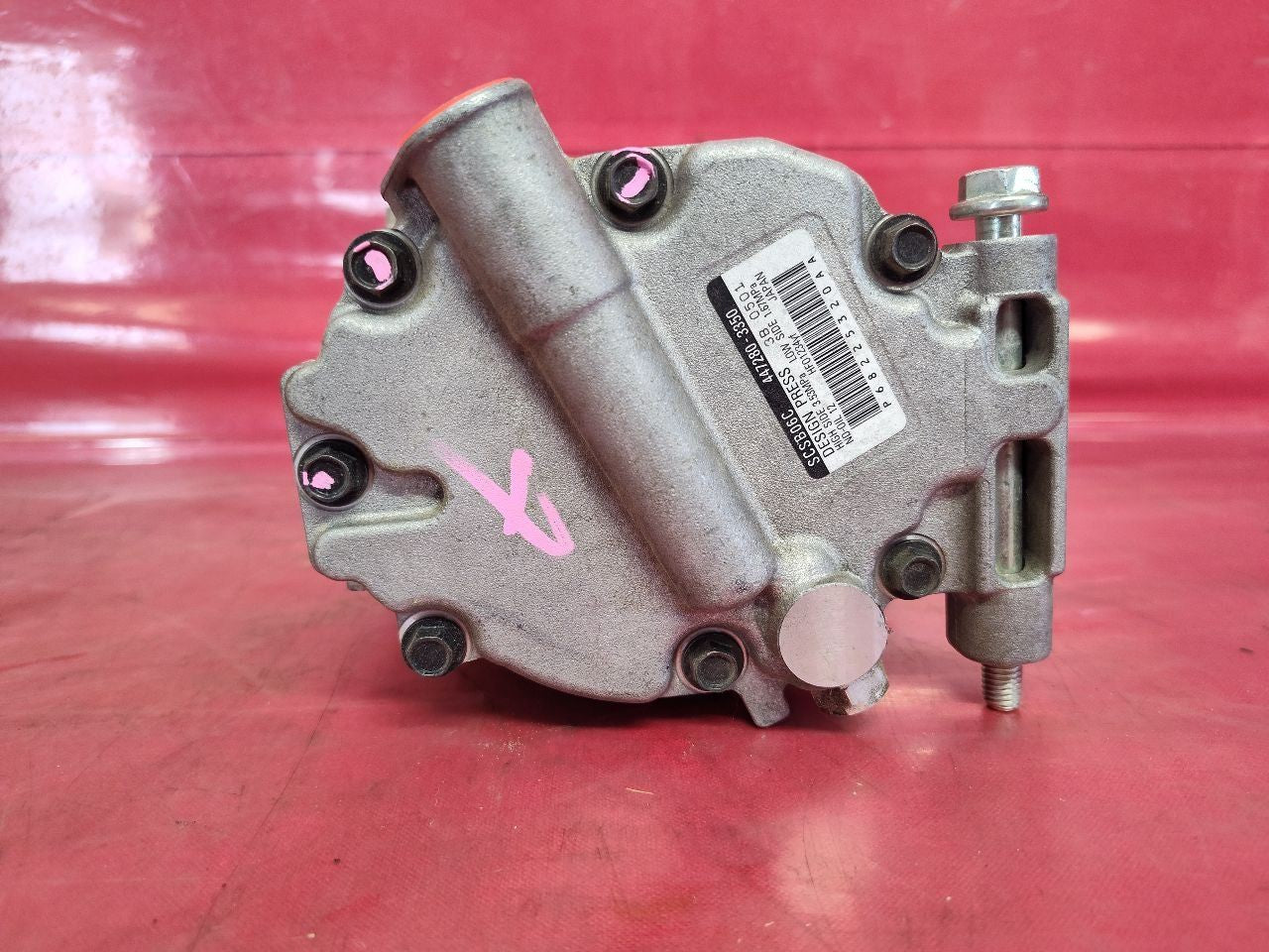 2012-2019 Fiat 500 16v Engine A/C Air Conditioning Compressor - 67k Miles