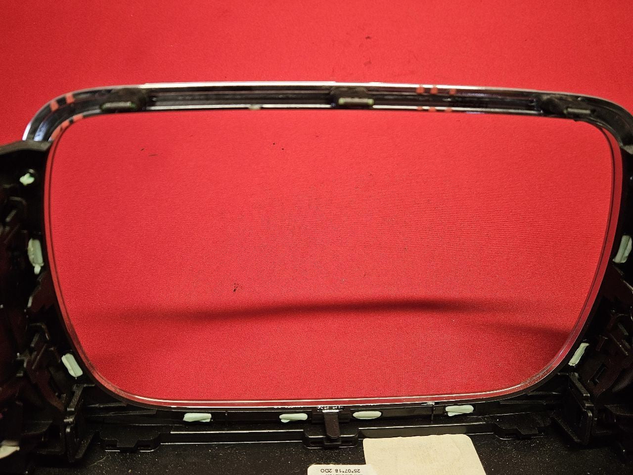 2016-2019 Fiat 500 Radio Dash Chrome Bezel Trim w/ Air Vent Registers