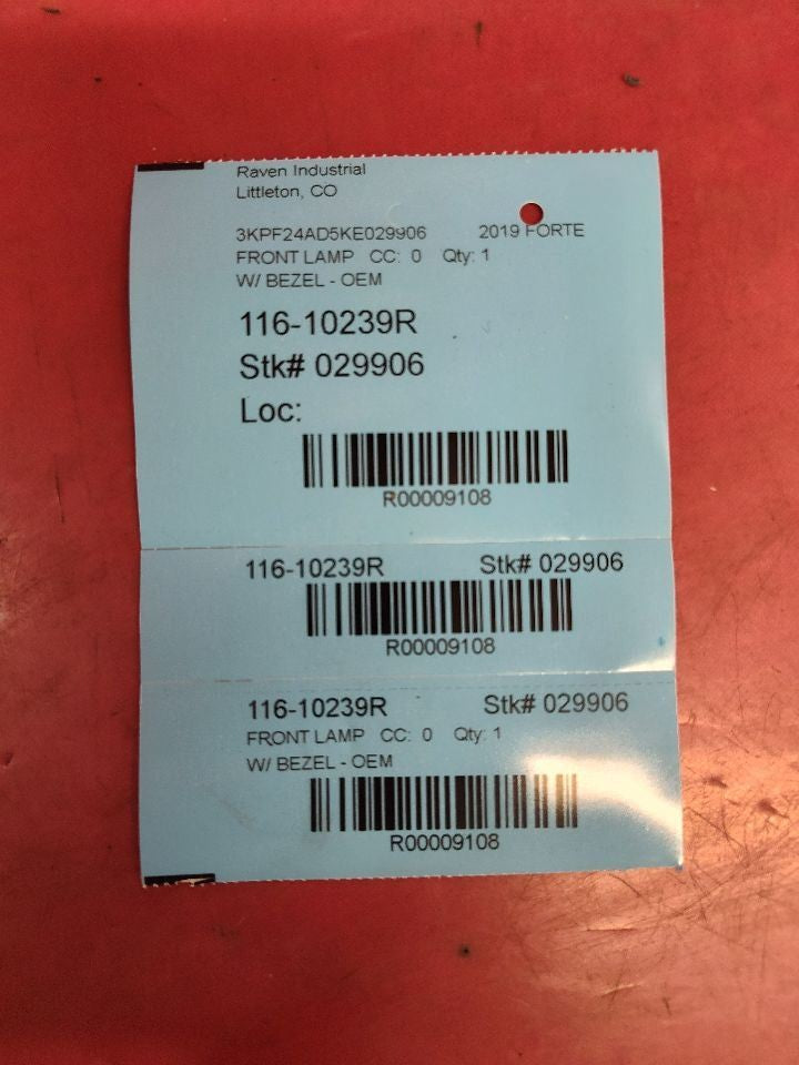 2019-2021 Kia Forte RIGHT PASSENGER Bumper Daytime Running Lamp Bezel SET - 68k