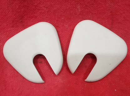 2008 - 2009 Nissan Rogue Sun Visor Bracket Plastic Covers Beige PP L53A