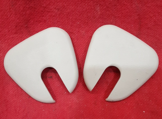 2008 - 2009 Nissan Rogue Sun Visor Bracket Plastic Covers Beige PP L53A