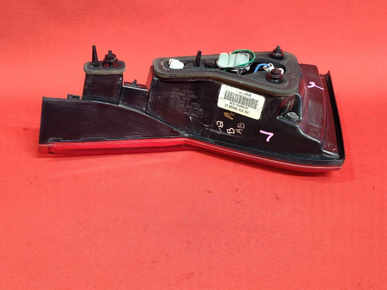 2015-2017 Hyundai Sonata LEFT DRIVER Inner Hatch Tail Light Lamp Halogen
