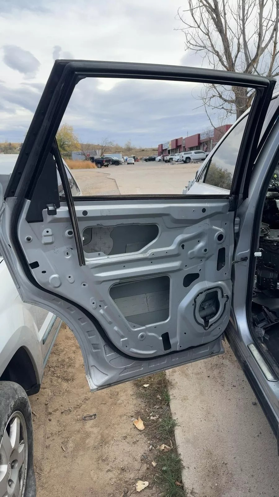 2013 Infiniti JX35 Left Rear Driver Door K23 Brilliant Silver - Used Grade A