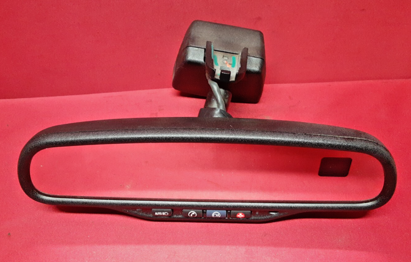 2007 2008 GMC Chevy Cadillac Rearview Mirror AUTODIM ONSTAR COMPASS 15139492