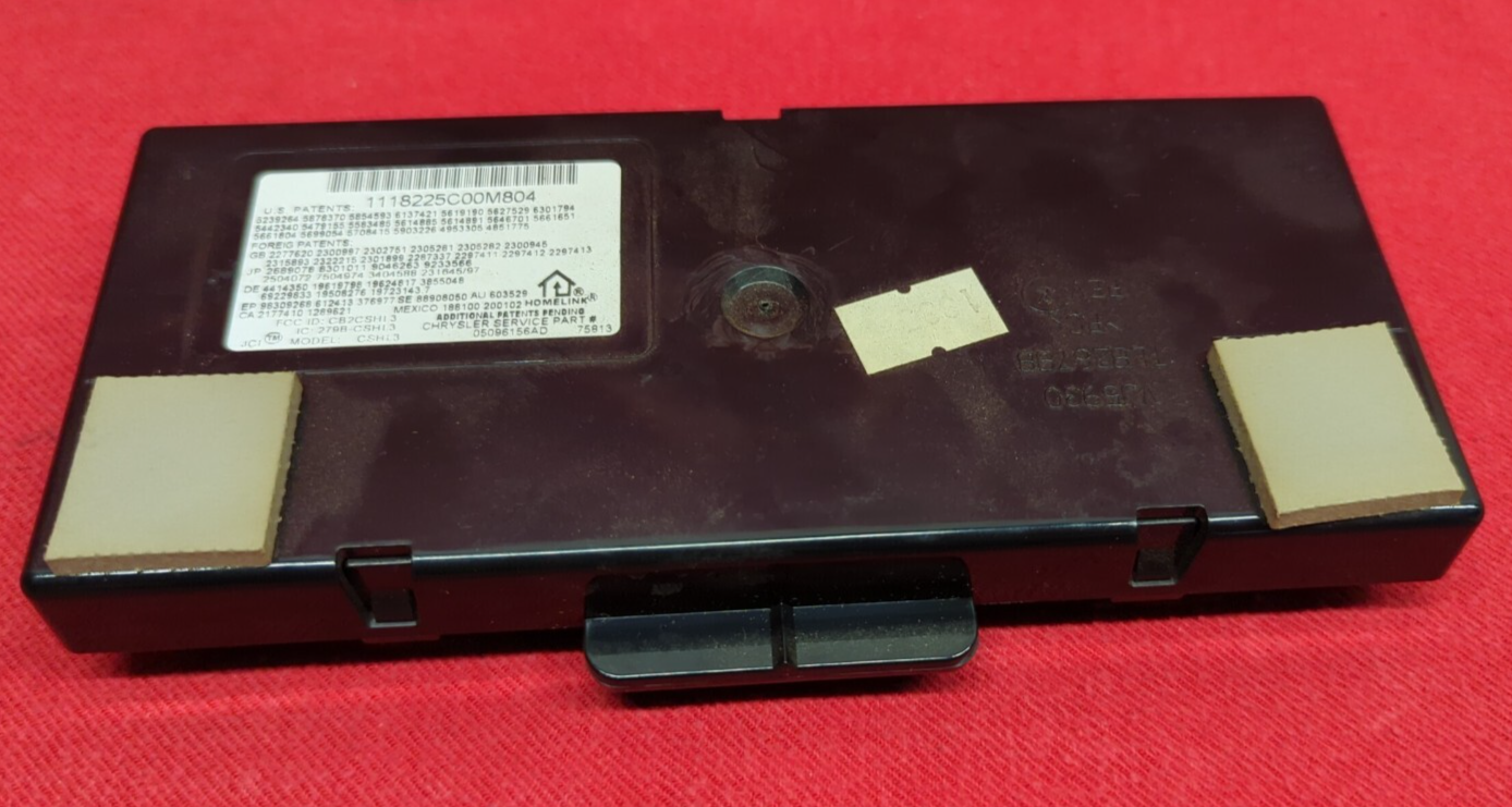 2005 2006 Chrysler Pacifica Map Dome Light Console Homelink Module Unit 